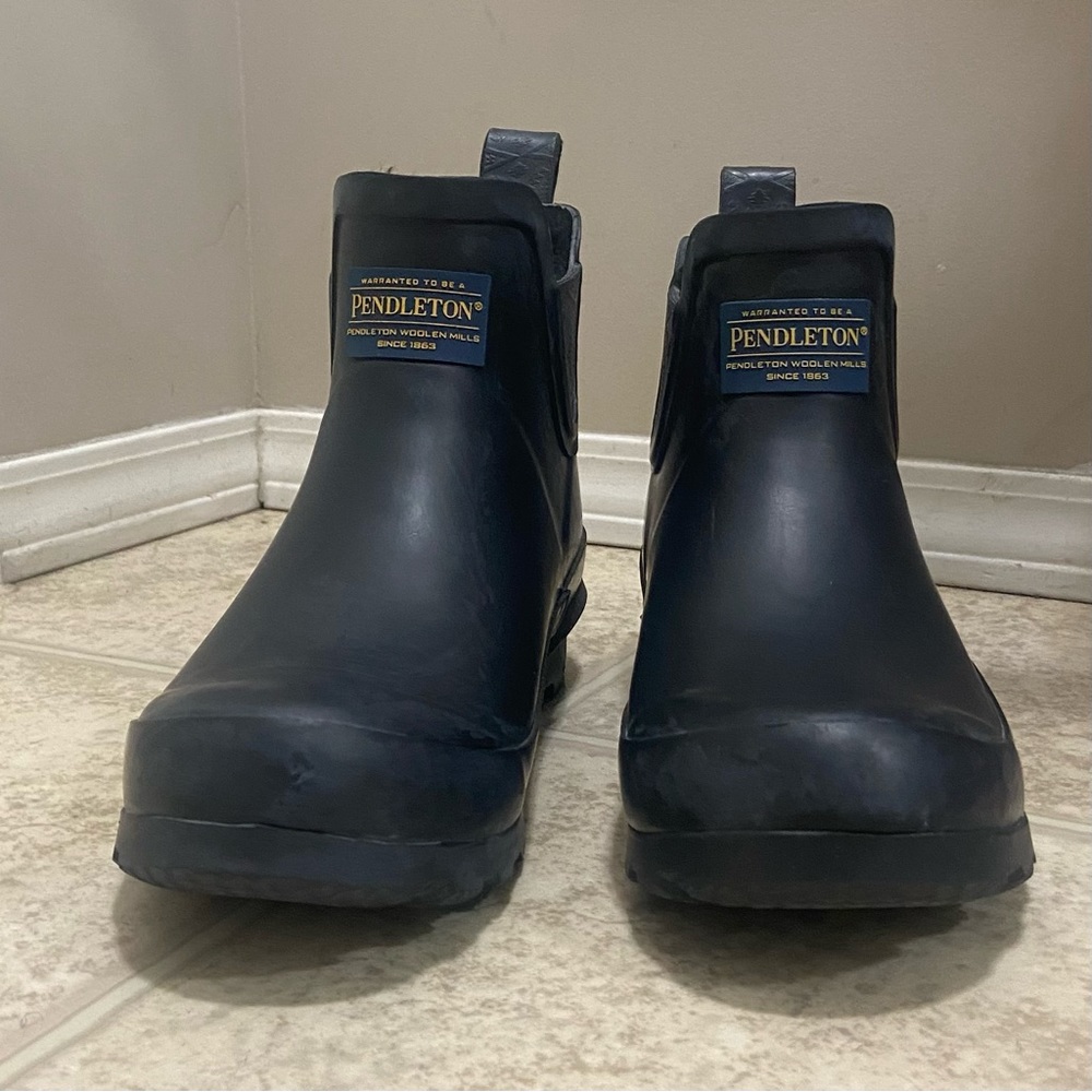 Pendleton Navy Winter & Rain Boots